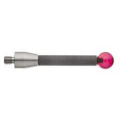 M5 Ø10 mm ruby ball, carbon fibre stem, L 50 mm