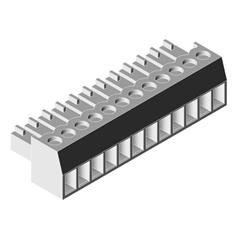 12-way terminal block for use with HSI