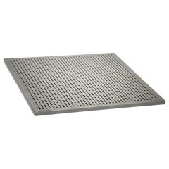 M8 CMM aluminium plate, 19 mm x 600 mm x 600 mm (angled)