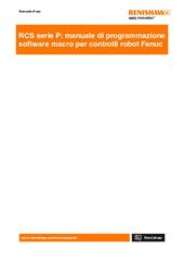Manuale d'uso:  RCS serie P: manuale di programmazione software macro per controlli robot Fanuc