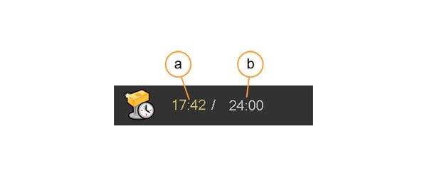 Time icon labelled