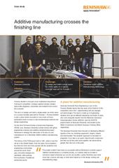 Case study: Additive manufacturing crosses the finishing line