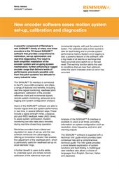 News release: New encoder software eases motion system set-up ...