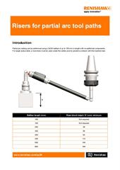 Application note: Risers for partial arc tool paths