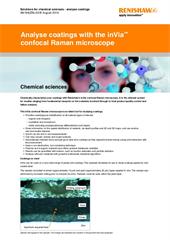 Application note: Analyse coatings with the inVia™ confocal Raman ...