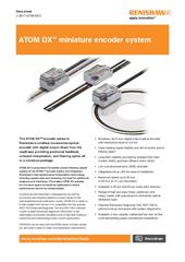 Data sheet: ATOM DX™ miniature encoder system
